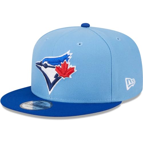 New Era MLB Toronto Blue Jays 2024 - Gorra ajustable para práctica de bateo en campo 9FIFTY...
