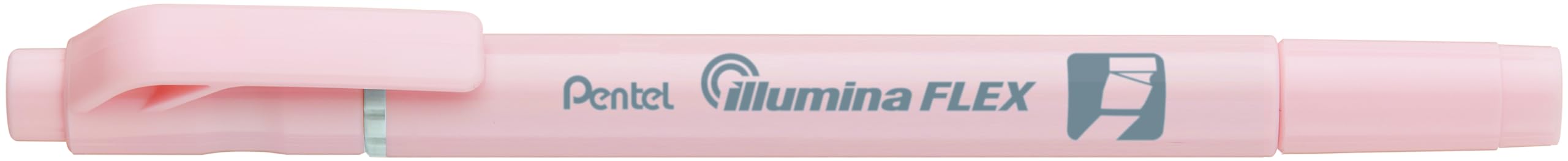 Pentel - Marcador fluorescente de doble punta en color rosa pastel, excelente para resaltar.