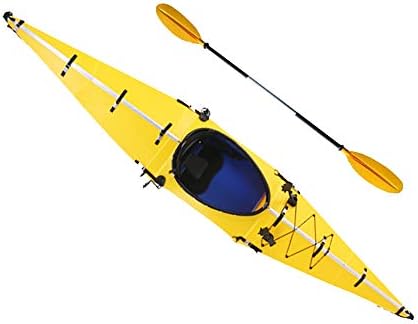 Amazon Fkstyle カヌー カヤック 1人乗り 本体 折りたたみ 折り紙式 パドル付き 並行輸入品 Fkstyle ゴムボート ポンプ