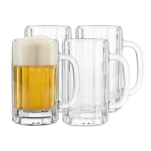 Comparison: Best Freezer Beer Mugs 3 Libbey Heidelberg Glass Beer Mugs, 16-ounce, Set of 4