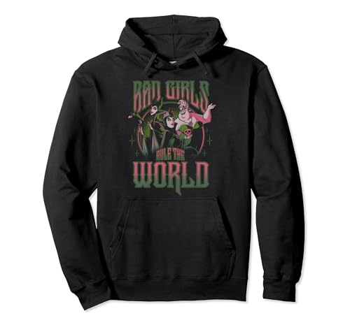 Sweat Disney Villains Neon Bad Girls Rule Hoodie imprimé pour adulte