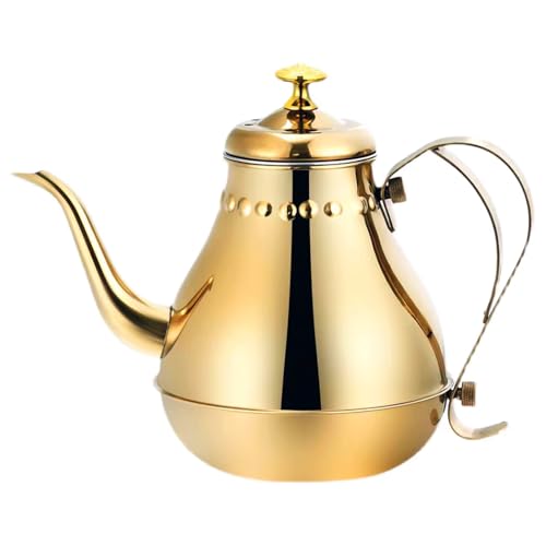 Royal Gooseneck Tea Kettle Stainless Steel Large Capacity Multi-Functional Coffee Pot with Built-in Strainer