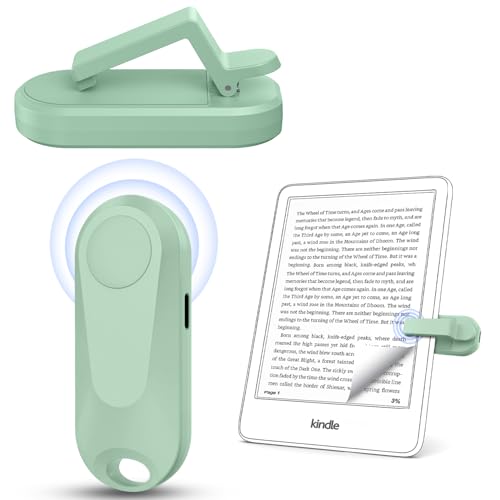 Image of Case-Friendly Page Turner for Kindle Paperwhite Oasis Kobo eReaders | Camera Camcorder Remote Controls, Page Turner Clicker for ipad Tablets Reading Novels with Wrist Strap Storage Bag