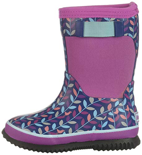 Northside Girls Neo Rain Boot, Navy/Purple, 4 Little Kid #TOP7