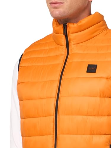 Image of BOSS Men's Lightweight Nylon Patch Logo Puffer Vest