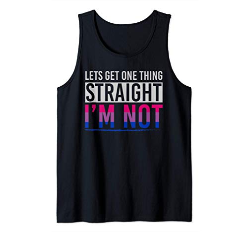 Bi Pride LGBTQ Queer Genderfluid Geschenk Lustiges Bisexuell Tank Top