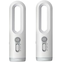 2 Pack Portable LED Night Light with Sensor Rechargeable Emergency Light for Power Outages and Bedside Use 15W Eye-Caring LED Light with Touch Control and Motion Detection