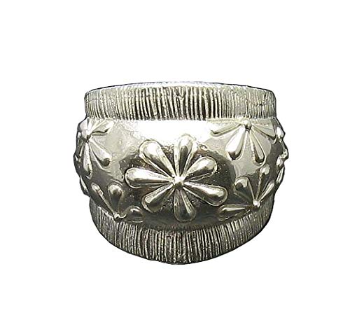 Bague florale en argent massif 925 accessoire élégant pour vos tenues du quotidien