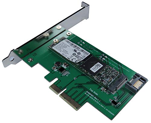 Convertidor M.2 PCI-e SSD a PCI-e y M.2 SATA SSD a SATA III miniatura 5