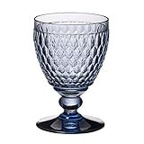 Villeroy & Boch Boston Coloured Copa de Vino Blanco, 230 mililitros, Cristal, Azul, 1 Unidad (Paquete de 1)