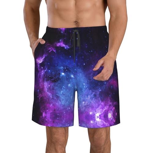 Bañador de secado rápido para hombre con cintura elástica cómoda Galaxy
