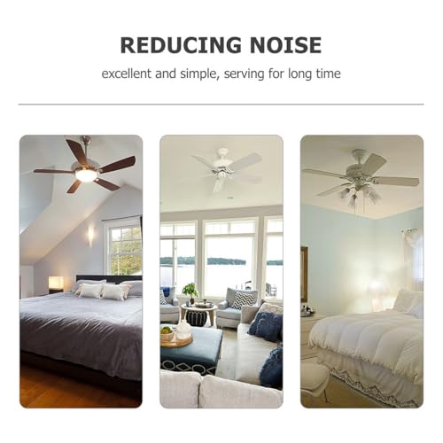 Miniatura 9 de Iplusmile Kit Equilibrio Ventilador Techo Con Clips Y Pesos Autoadhesivos 5 G Reduce Vibraciones Y Ruido Para Hogar, Cocina Y Oficina Para Aspas De Ventilador De Techo