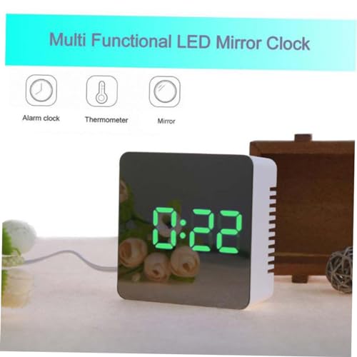 Reloj digital LED para decoración moderna de dormitorios y escritorios 6