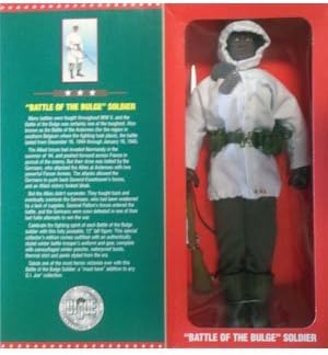 GI Joe Batalla del Soldado Bulge Figura de 12" Afroamericano