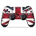DeinDesign Skin Compatibile con Sony Playstation 4 PS4 PRO Controller Pellicola Adesivi Inghilterra Bandiera Londra