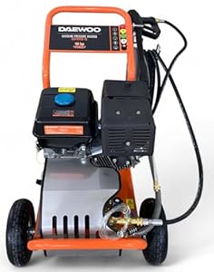 Benzin Hochdruckreiniger 15PS Flächenreiniger | 420cm³ Hochdruckreiniger 250 bar | 10 m Hochdruckschlauch Dachreiniger Industriereiniger