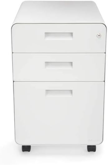 3-Drawer File Cabinet, Rolling (Industrial Style) by Uplift Desk