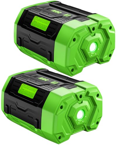 Image of 10.0Ah 56V Battery Replacement for EGO 56 Volt Lithium-Ion Battery 2Pack | Compatible with EGO Batteries BA1400T BA2800T BA4200T BA5600T BA6720T Power Tools