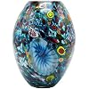 Dale Tiffany AV20349 Estrada Hand Blown Art Glass Vase, Multicolor