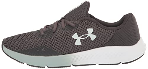 Under Armour Women's Charged Pursuit 3 --Running Shoe, (111) Jet Gray/Jet Gray/Illusion Green, 8.5 #TOP7