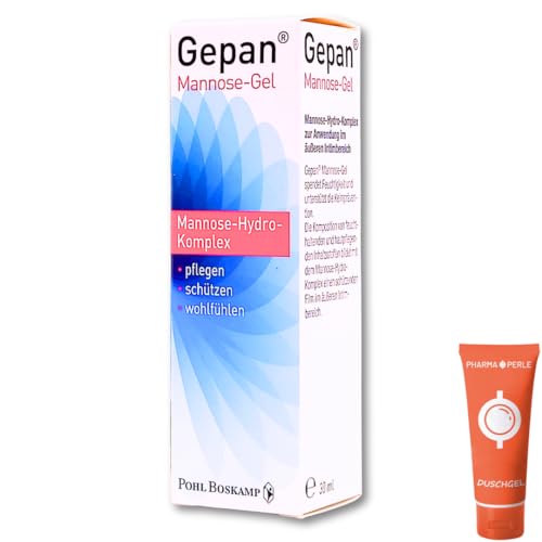 Gepan Mannose-Gel 1x 30 ml I Unterstützt die Haut im äußeren Intimbereich I Stärkung und Pflege der Schleimhaut I Keimprävention I Intimpflege I Feuchtigkeit I Spar-Set plus Pharma Perle give-away