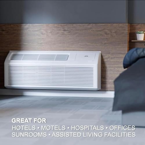 Cooper & Hunter 12,000 BTU PTAC Packaged Terminal Air Conditioner & Heat Pump – Built-In 3.5kW Electric Heater – Includes Wireless Smart Kit, Remote & Power Cord – R-32 Refrigerant by Cooper & Hunter - Image 2