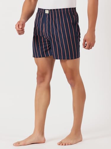Image of Thomas Scott Men's | Cricket Club | Regular Fit | 100% Cotton | Casual | Woven | Boxer | Shorts | Pack of 3