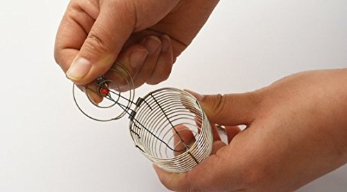 image for Mimilure 10Pcs/Pk Carp Fishing Bait Trap Cage Feeder Basket Holder Coa