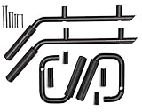 Bolaxin Matte Black Front & Rear Grab Handle Grip Bar Kit for 07-18 Jeep Wrangler JK JKU Sahara Sport Rubicon X & Unlimited 4 Door