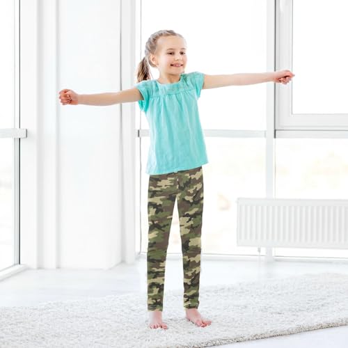 Girls' Leggings Footless Tights Leggings Ankle Length Toddler Kids Pants Size 4-10T4