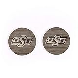 Oklahoma State University NCAA Team Logo 2.75 x 2.75 Absorbent Ceramic Car Coasters Pack of 2