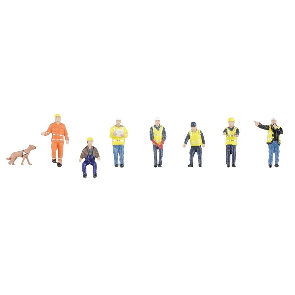 FALLER H0 personnages miniatures peints assis debout décor train 1:87