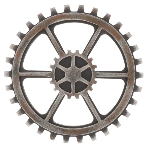 Rueda dentada steampunk tallada de MDF negro HOOWIFFY artesanía exquisita para colgar