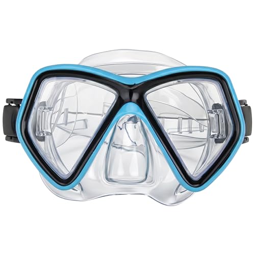 Máscara de natación para niños Swim Central Monaco azul aqua y negro para edades de 10 años en adelante 6.25" miniatura 1