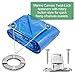 Incinkod 4 Set Marine Grade Twist Lock Fasteners, Zinc Alloy Tarp Grommet Fasteners, Fastener with Rustproof Turn Button Eyelet Stud and Mounting Screws for Boats RVs