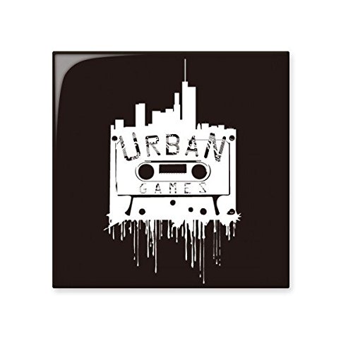 Carreau céramique vintage cassette et design urbain américain pour décoration intérieure