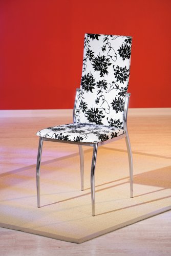 Interlink Sohou00a0u0096u00a0Silla, Color Blanco y Negro