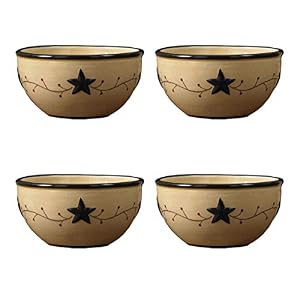 Park Designs Star Vine Cereal Bowl Set of 4 Park Designs Star Vine Cereal Bowl Set of 4