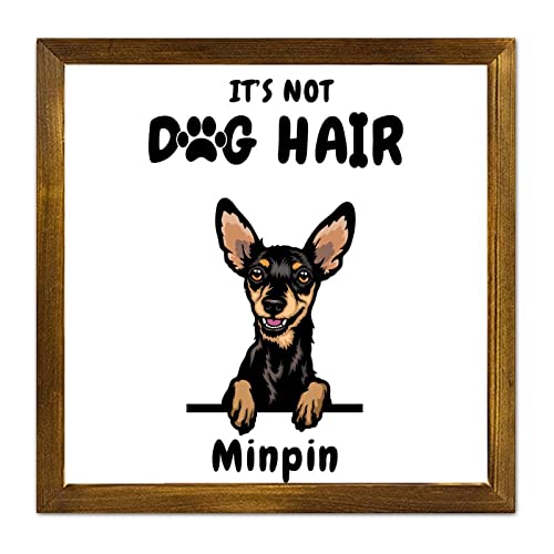 Panneau mural en bois de qualité supérieure décoration Minpin 30cm