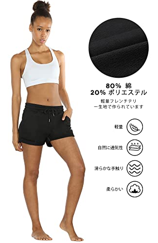 icyzone レディース ショートパンツ 短パン スウェットショ