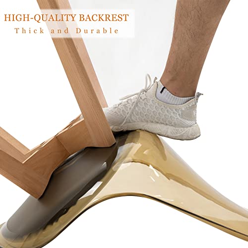 Anour Modern Kitchen Dining Chairs Set Of 4, Acrylic, Clear Accent Seat Cushions Made Of Pu Leather And Solid Beech Legs, Suitable For Living Room, Bedroom #TOP5