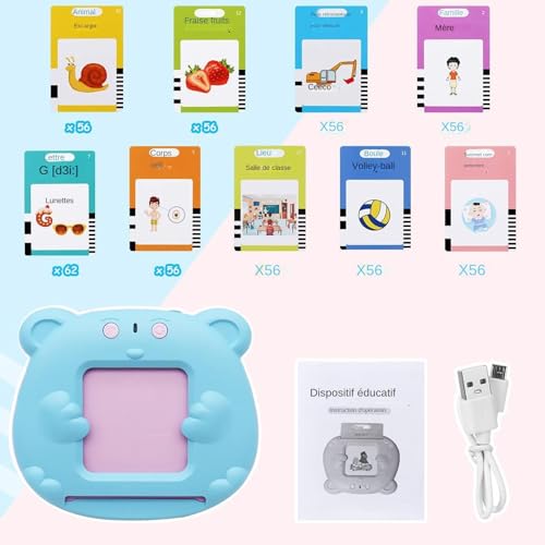 Tarjetas parlantes en inglés: juguetes educativos interactivos para aprender jugando 4