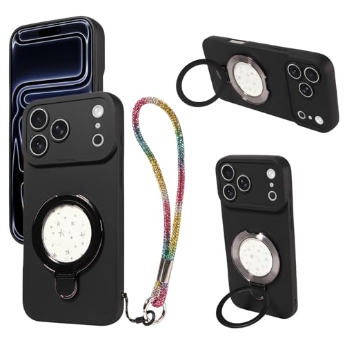 �ySUYYPW�z���� iPhone 13 Pro max �p �}�O�Z�[�t �P�[�X �c�����Ή� �����O 360�x��]�X�^���h MagSafe�Ή� ���C�����X�[�d �ϏՌ� �J���������Y�ی� �ԍڃz���_�[�Ή� �A�C�t�H��13Promax �J�o�[ ���킢�� ���� 