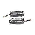PBHOVIITG 2 stücke Auto Seite Marker Blinker Lichter for Mercedes for Benz W210 W202 CLK W208 SLK R170 W638 licht(Option 2)