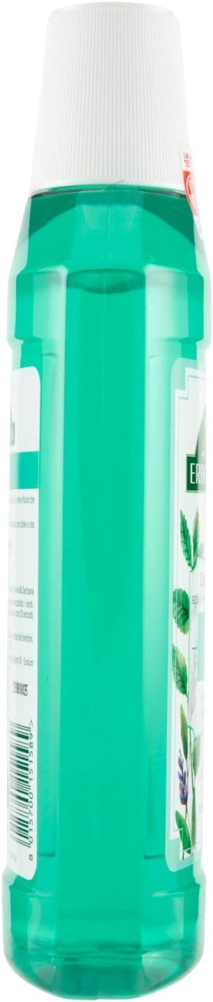 8 x Antica Erboristeria, Collutorio 8 erbe, collutorio quotidiano per igiene orale, effetto fresco intenso, 12 ore di alito fresco, 500 ml