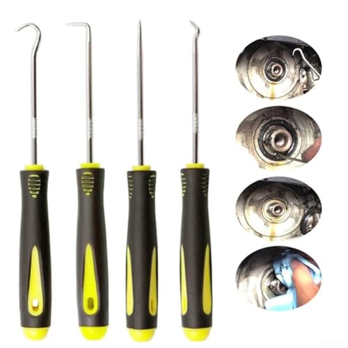 Automotive Pick and Hook Tool Gasket Remover for Oil Seals and Small Fuse Removal 1pc Steel and Plastic Tool (1#)