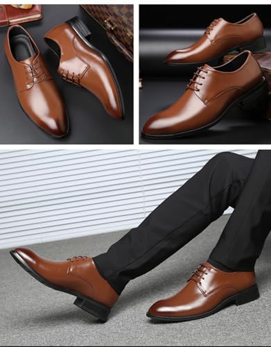 Mens Oxfords Comfortable Dress Shoes for Men Business Derby Shoes for Work Office Walking2