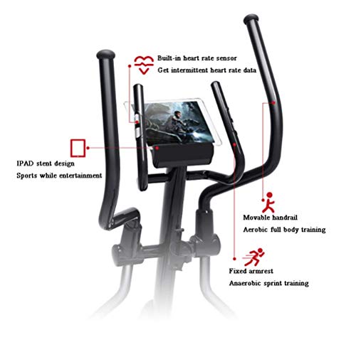 Image of Control Elliptical Machine, Cross Trainers Stepper Space Walker Indoor Exercise Bike Equipment Home Large Step Sports Ex