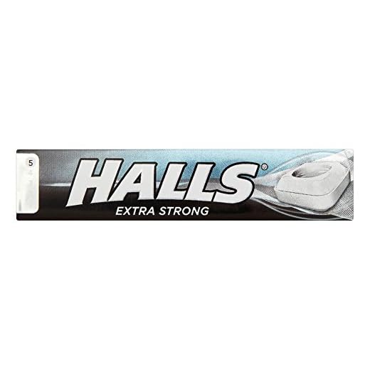 Halls Menthol Extra Strong, 35 g (Pack of 3)