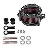 Air Cleaner Intake Filter System Kit Air Breather Compatible with Harley Davidson Sportster XL883